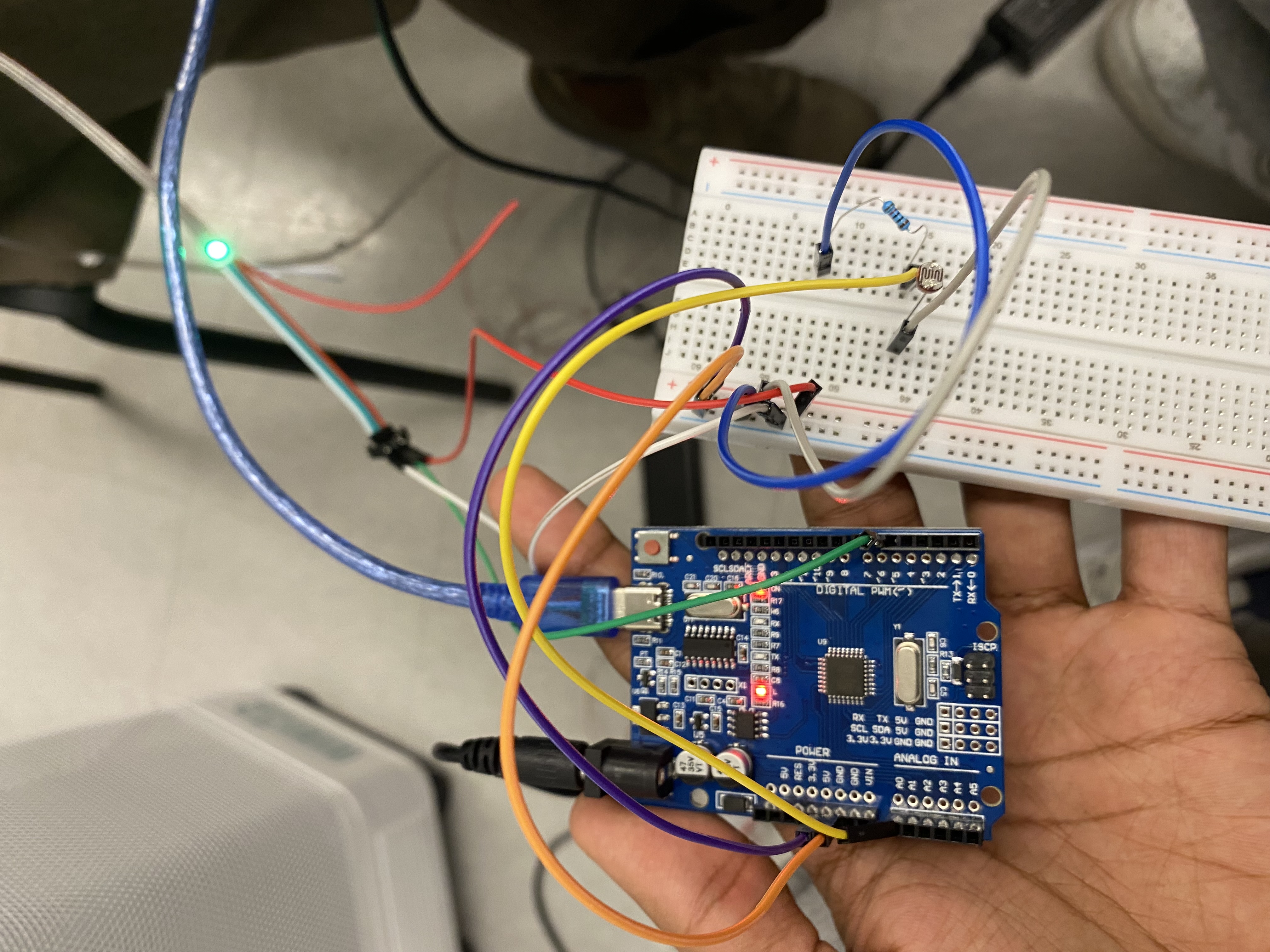 Arduino Uno R3 Hardware Wiring